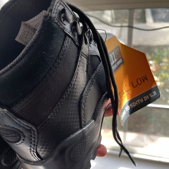 511 ATAC 6 Zip up UP Boot Womens Size 4 Black Tactical Leather Security Combat - Picture 5 of 13